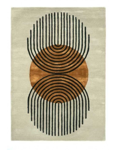 Tappeto moderno Stella Coral, collezione Hand Made, brand Carpet Decor, fatto a mano in India, 40% viscosa 60% lana, dimensioni 