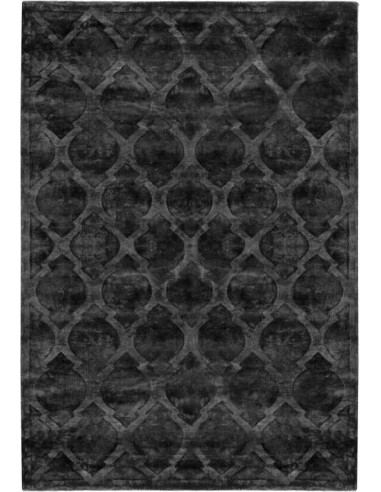 Tappeto moderno Tanger Anthracite - Collezione Hand Made - Carpet Decor - 100% viscosa - Fatto a mano - India - 160x230, 200x300