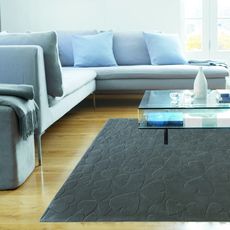 Tappeto moderno Suerte 33 Natalia Pepe (-35%) grey cm.200x300 di SITAP