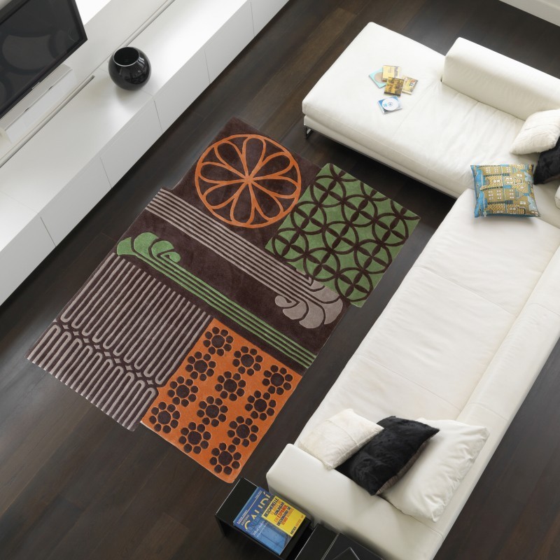 Tappeto moderno Vintage 8497 Natalia Pepe (-35%) multicolour cm.210x310 di SITAP