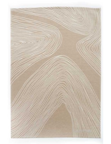 Tappeto moderno lavabile in lavatrice Etna Beige, collezione Unique, Carpet Decor - Turchia, 24% cotone riciclato 4% RPET 72% PE