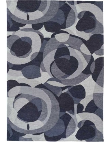 Tappeto moderno lavabile in lavatrice Mare Blue collezione Unique Carpet Decor 160x230 200x300 cm spessore 0,8 cm materiale coto