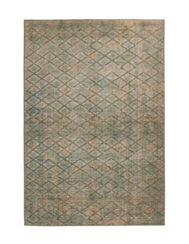 Tappeto moderno Antique 125 Blu Oro Cachi, eleganza e durabilità.