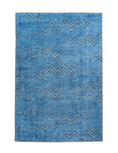 Tappeto moderno blu con design elegante e duraturo dalla Turchia.