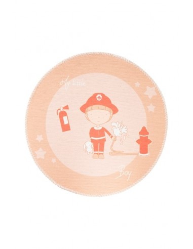 Tappeto moderno per bambini con design giocoso e resistente.