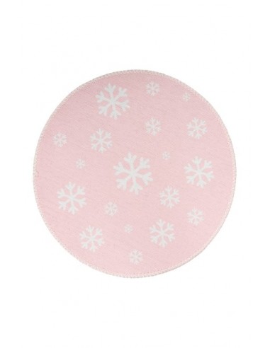 Tappeto moderno per bambini rosa, morbido e resistente.