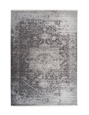 Tappeto moderno Baroque 800 Antracite, elegante e versatile design vintage.