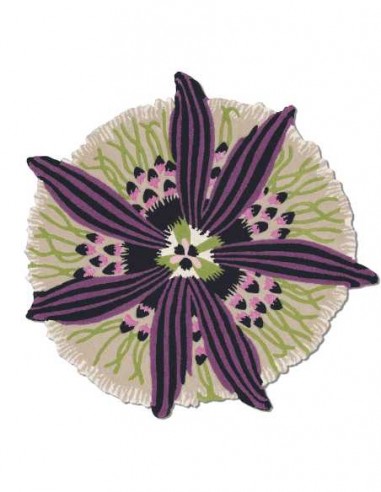 Missoni Rug Botanica T04 Prugna Round cm.110X110
