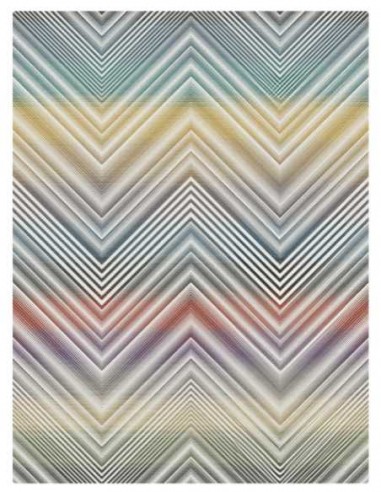 Missoni Marea T10 chevron rug in multicolor gradient, size 300x400 cm