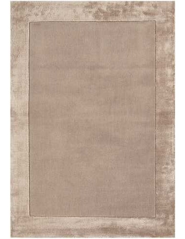 Tappeto moderno Ascot Sand di Asiatic Carpets in toni sabbia e beige, realizzato in lana e viscosa
