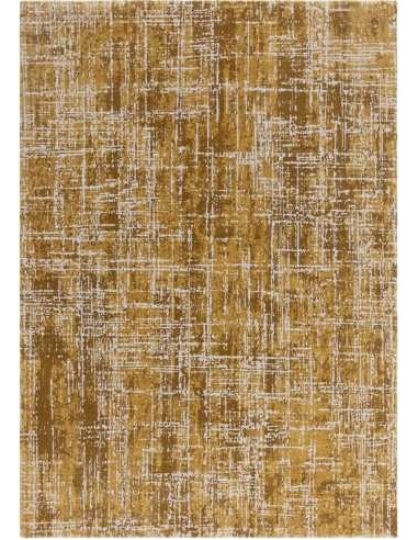 Tappeto Kuza Abstract Gold, colori oro, grigio e bianco, design moderno di Asiatic Carpets, tappeti moderni