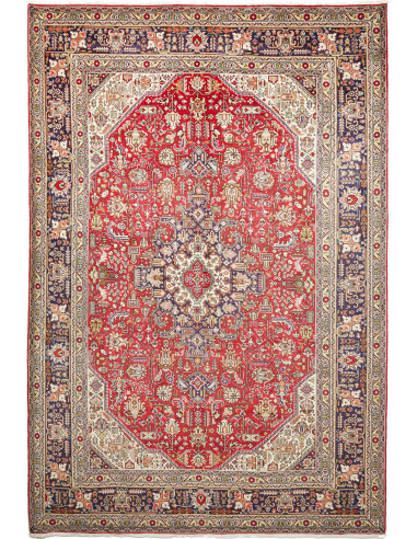 Tabriz Persia rosso indiano e gainsboro 203x300