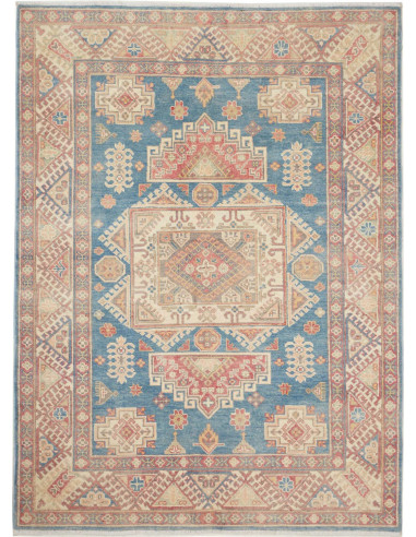 Kazak Pakistan grigio scuro e abbronzatura 152x204