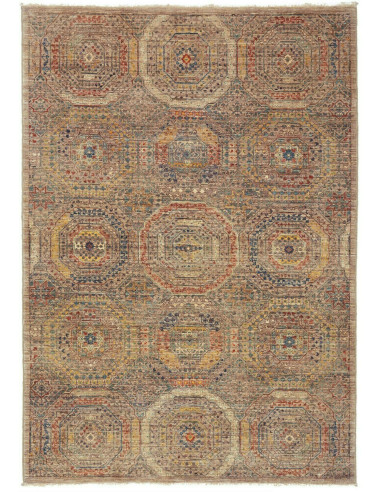 Mamlouk Pakistan grigio e grigio 127x182