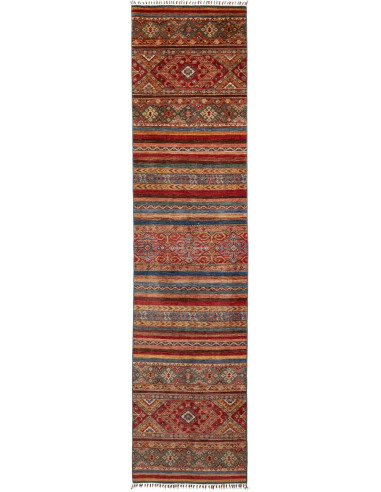 Samarkand Pakistan terra di siena e marrone rosato 81x350