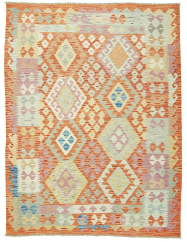 Kilim Pakistan abbronzatura e terra di siena 153x202