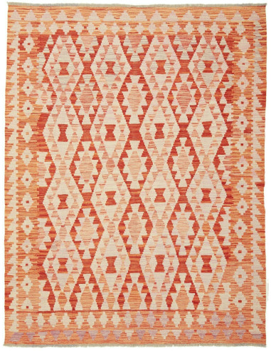 Kilim Pakistan legno robusto e terra di siena 152x195