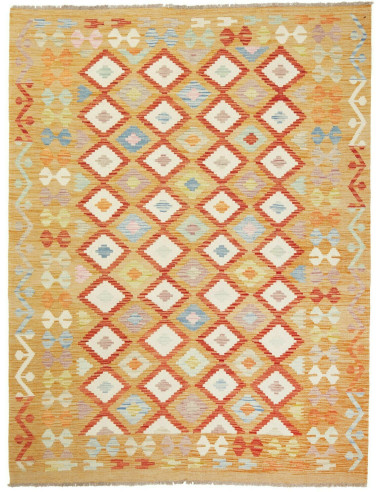 Kilim Pakistan abbronzatura e gainsboro 150x199