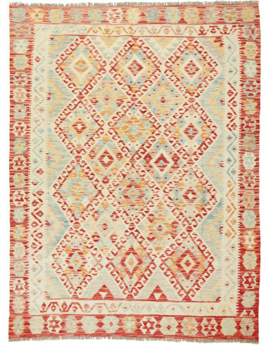 Kilim Pakistan grano e terra di siena 159x207