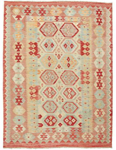 Kilim Pakistan abbronzatura e marrone 150x199