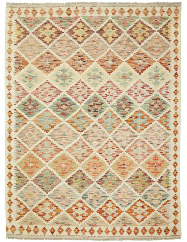 Kilim Pakistan abbronzatura e abbronzatura 148x196
