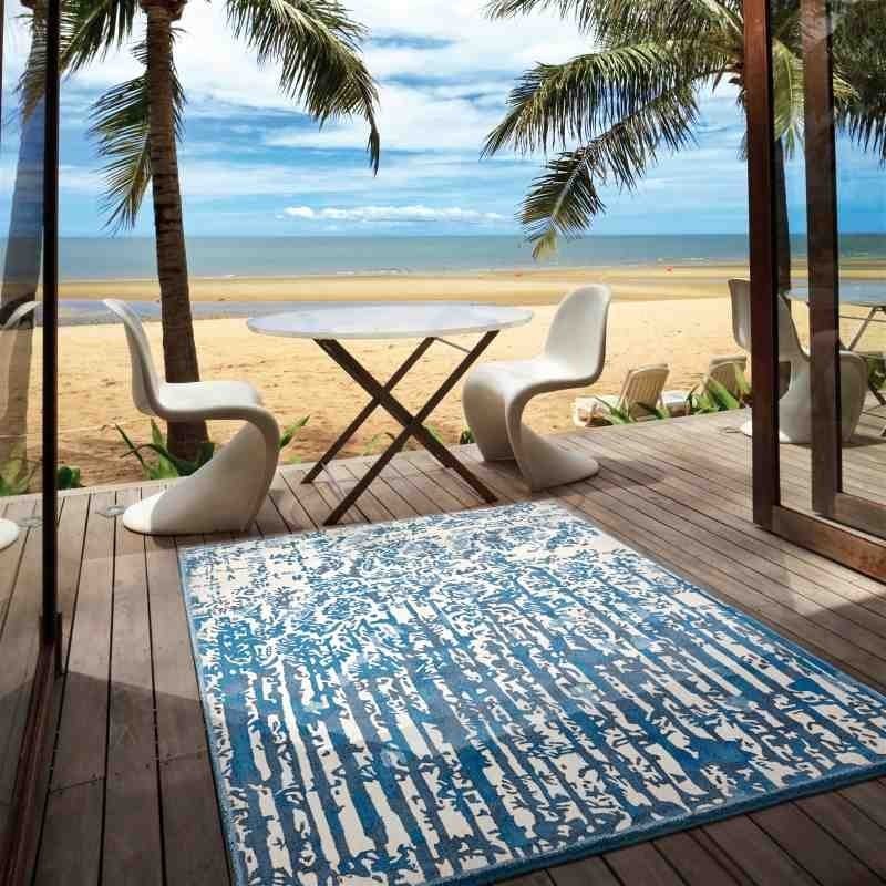 Carpet moderno ALTAMAREA SITAP BLUE SETA fantasia scontato del 30%