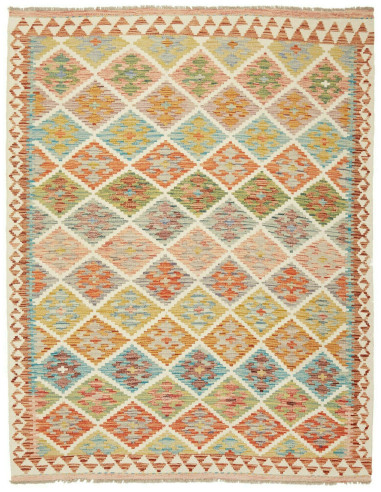 Kilim Pakistan abbronzatura e argento 153x199