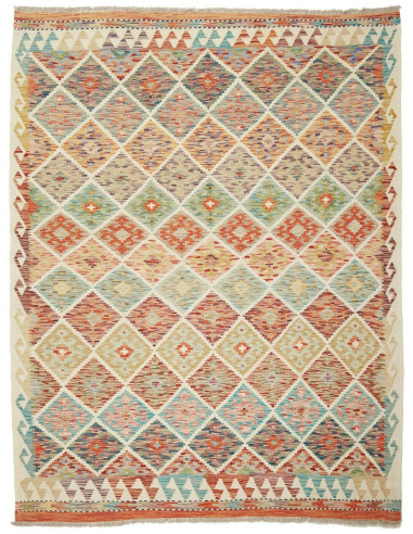 Kilim Pakistan abbronzatura e terra di siena 155x203