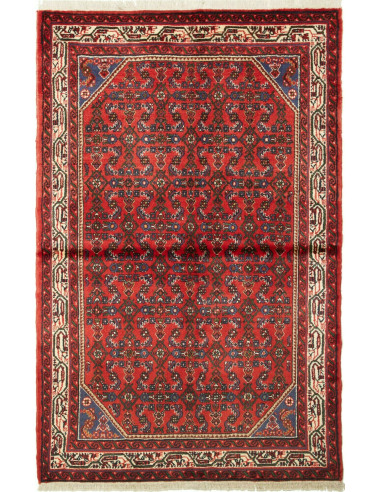 Hamadan Persia terra di siena e grigio ardesia scuro 102x160
