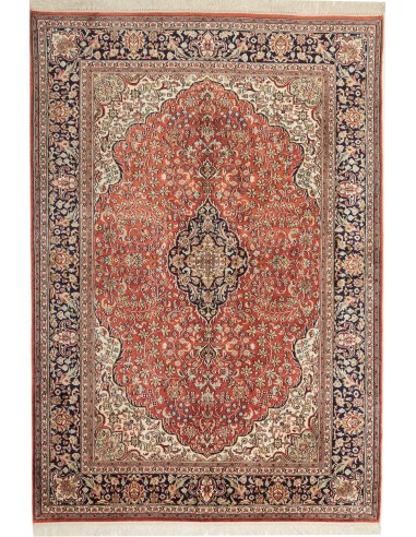 Tappeto Kashmir Seta 18/18 Indien cm.126x183