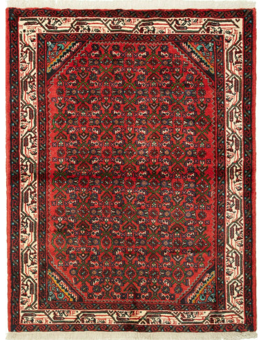 Hamadan Persia grigio ardesia scuro e grano 114x148