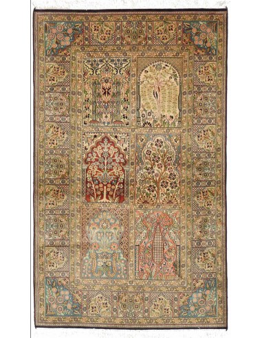 Tappeto Kashmir Seta 18/18 Indien cm.92x154