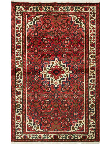 Hamadan Persia marrone sella e grano 106x170
