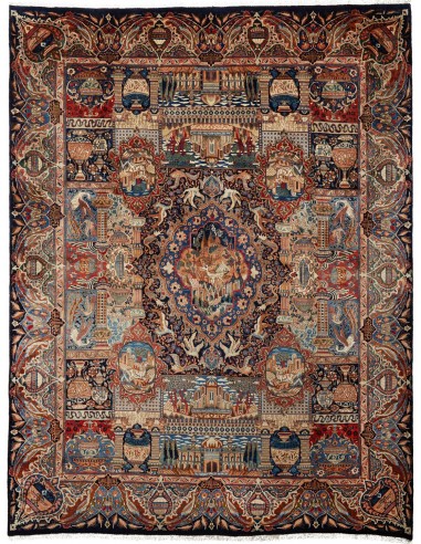 Tappeto Kashamr Zirkhaki Persia cm.294x385