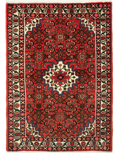 Hamadan Persia terra di siena e marrone 106x149