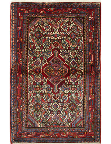 Hamadan Persia grigio ardesia scuro e terra di siena 110x172