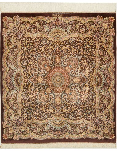 Tappeto Ghom Silk Persia cm.96x108