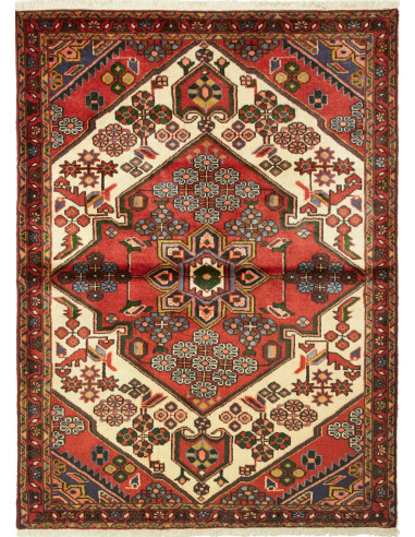 Hamadan Persia terra di siena e grigio ardesia scuro 110x150