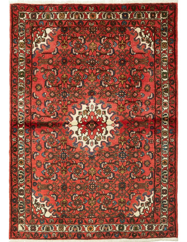 Hamadan Persia marrone sella e grano 107x150