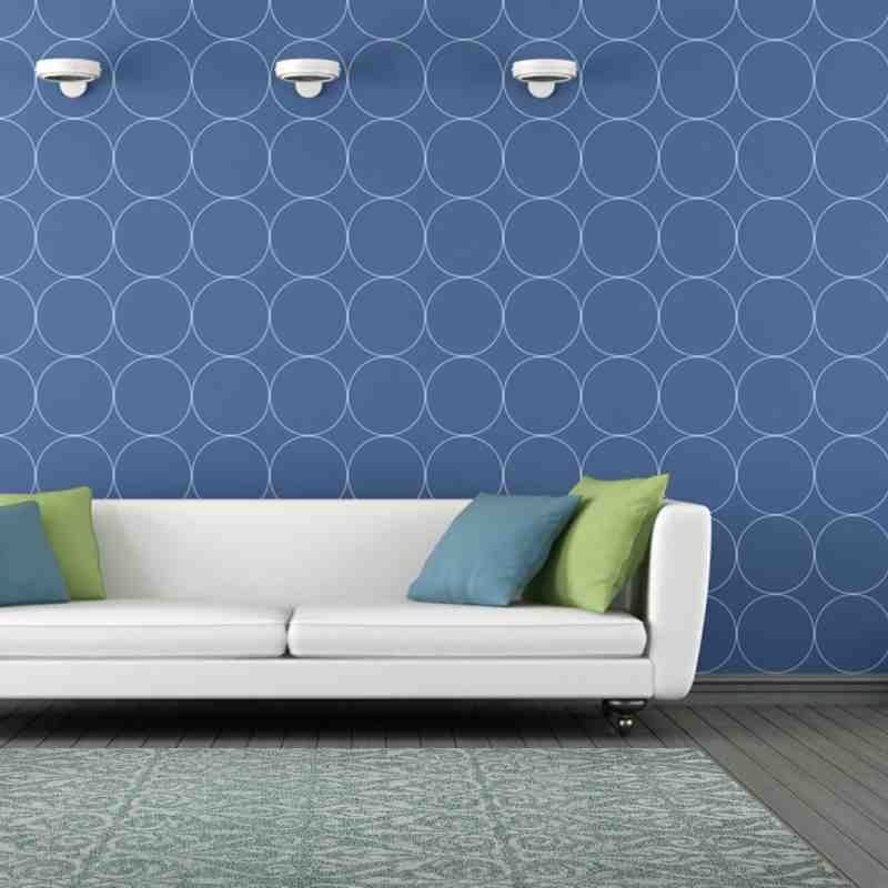 Carpet moderno Wissenbach Nouveau verde floreale