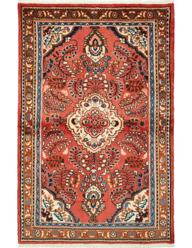 Hamadan Persia rosso indiano e grano 105x158