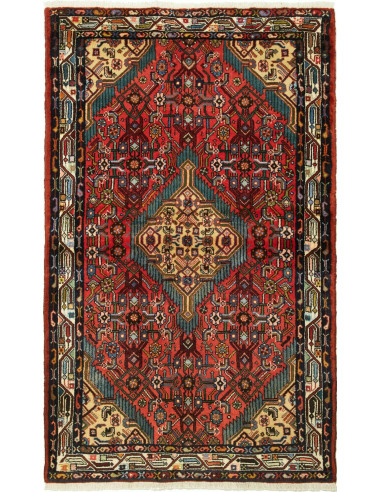 Hamadan Persia grigio ardesia scuro e terra di siena 103x168