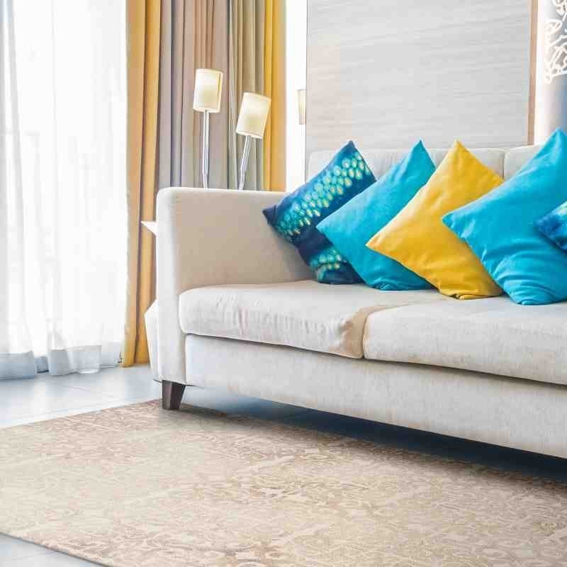 Carpet vintage geometrico Fresco Nude lana