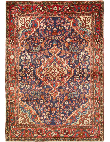 Hamadan Persia terra di siena e legno robusto 103x151