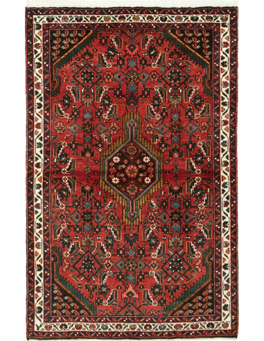 Hamadan Persia grigio ardesia scuro e bisque 108x168