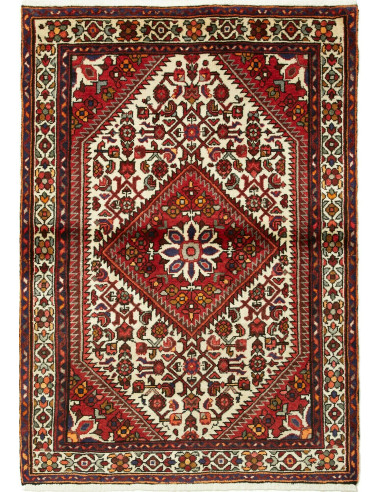 Hamadan Persia marrone sella e grano 108x150