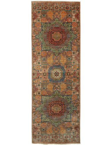 Mamlouk Pakistan grigio tenue e grigio ardesia scuro 81x244