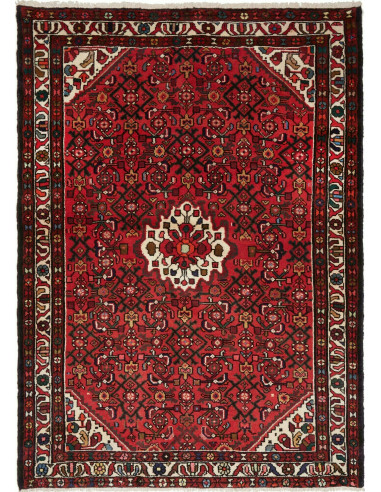 Hamadan Persia marrone rossiccio e marrone 138x190
