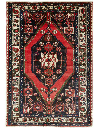 Hamadan Persia abbronzatura e mattone 142x202