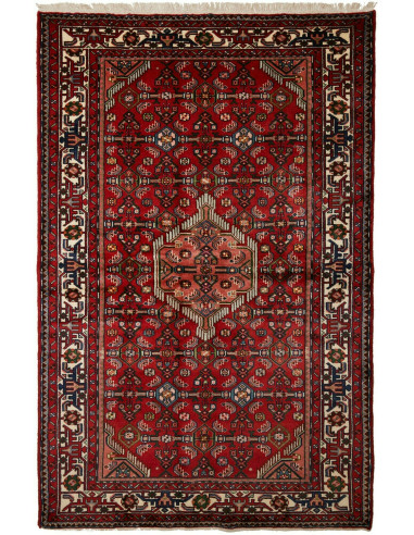 Hamadan Persia marrone rossiccio e marrone 136x207
